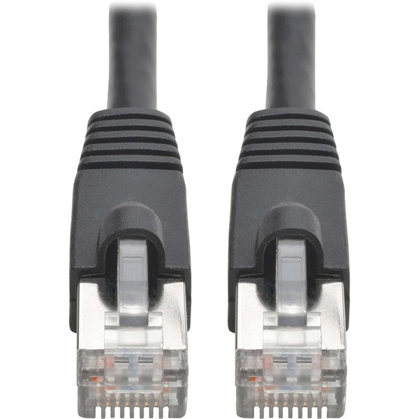 Tripp Lite Cat6a Snagless Shielded STP Patch Cable 10G, PoE Black M/M 35ft