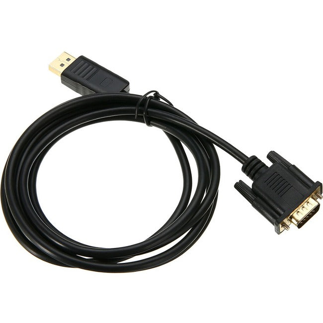 4XEM 3FT DisplayPort To VGA Adapter Cable - Black