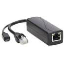 Tripp Lite PoE to USB Micro-B and RJ45 Active Splitter 48V to 5V 1A 100M