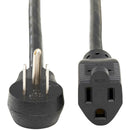Tripp Lite Power Extension Cord Right-Angle 5-15P to 5-15R 14AWG 15A 6ft