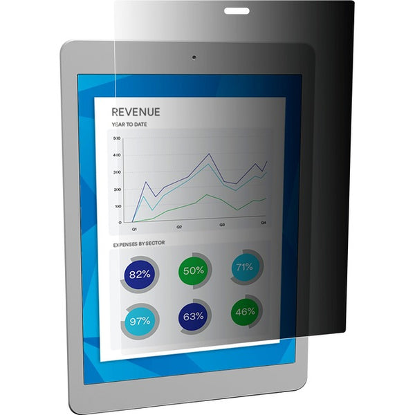 3M Privacy Filter for Apple® iPad® 10.2in (7th - 9th Gen), iPad Air® (3rd Gen) or iPad Pro® 10.5in, PFTAP012 Black, Matte