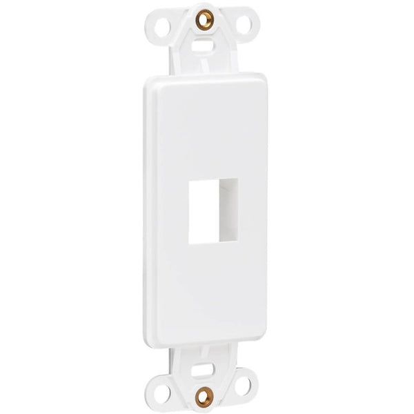 Tripp Lite Center Plate Insert, Decora Style - Vertical, 1 Port