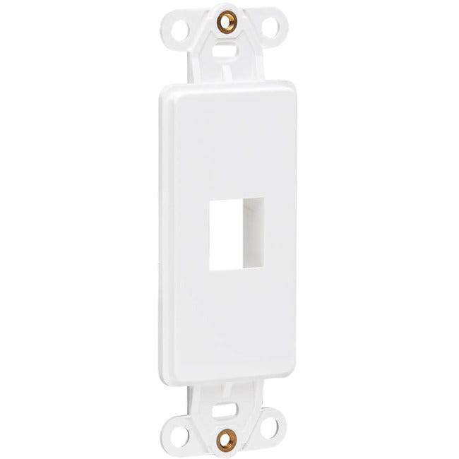 Tripp Lite Center Plate Insert, Decora Style - Vertical, 1 Port