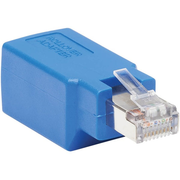 Tripp Lite Cisco Serial Console Rollover Adapter (M/F) - RJ45 to RJ45, Shielded, Blue