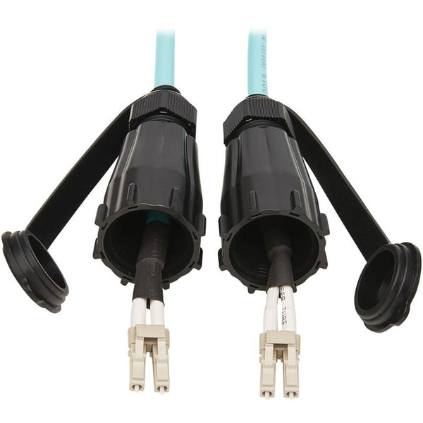 Tripp Lite 10Gb Duplex Multimode 50/125 OM3 Fiber Patch Cable, Aqua, 1M
