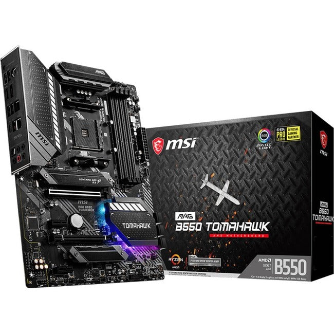 MSI MAG B550 TOMAHAWK Desktop Motherboard - AMD Chipset - Socket AM4 - ATX