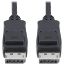 Tripp Lite DisplayPort 1.4 Cable with Latching Connectors, 8K, M/M, Black, 6 ft.