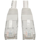 Tripp Lite 15ft Cat6 Gigabit Molded Patch Cable RJ45 M/M 550MHz 24AWG White