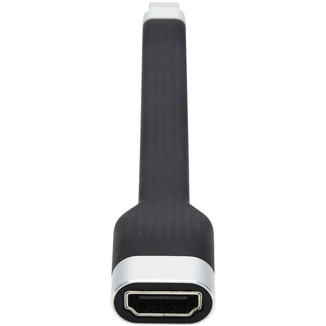 Tripp Lite USB C to HDMI Adapter Cable Flat 4K 60Hz UHD M/F Black 5in
