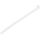 4XEM 250 Pack 6" Cable Ties - White Medium Nylon/Plastic Zip Tie