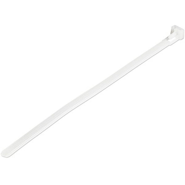 4XEM 250 Pack 6" Cable Ties - White Medium Nylon/Plastic Zip Tie