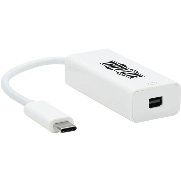Tripp Lite USB C to Mini DisplayPort Adapter Cable w Equalizer 8K White USB C to mDP 6in
