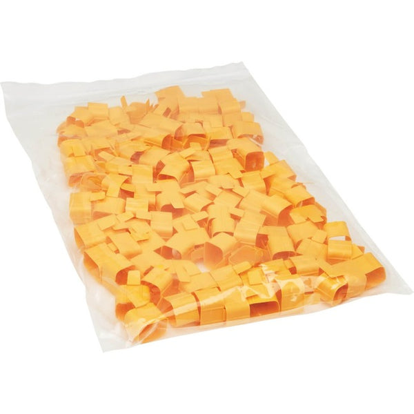 Tripp Lite Plug-Lock Inserts, C19 Power Cord to C20 Outlet, Yellow, 100 Pack