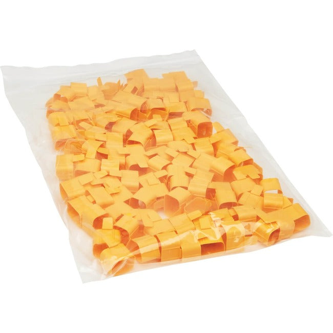 Tripp Lite Plug-Lock Inserts, C19 Power Cord to C20 Outlet, Yellow, 100 Pack