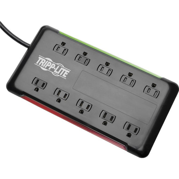 Tripp Lite 10-Outlet Surge Protector Power Strip 6ft Cord 2880 Joules Black