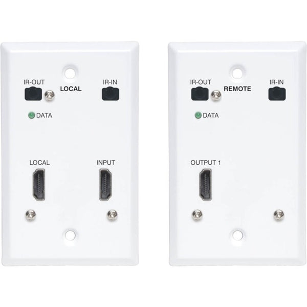 Tripp Lite HDMI Over Cat6 Extender Kit Wallplate Transmitter Receiver 4K