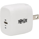 Tripp Lite USB-C Wall Charger Compact 1-Port GaN Technology, 20W PD 3.0 Charging, White