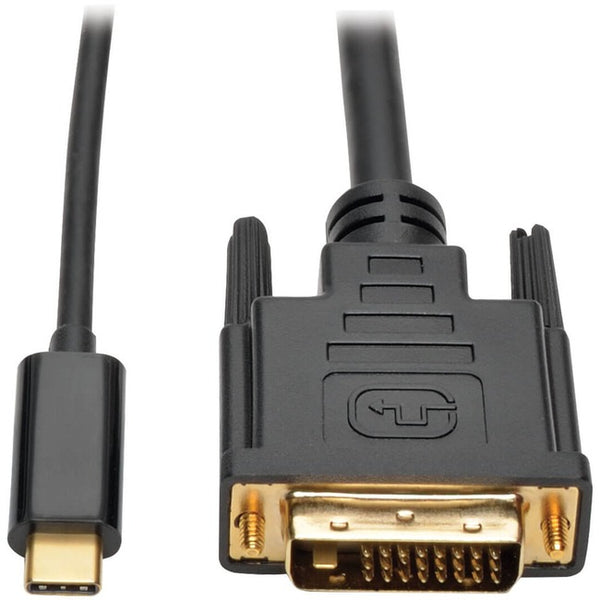 Tripp Lite USB C to DVI Adapter Cable Converter 1080p M/M USB Type C to DVI, USB-C, USB Type-C 3ft 3'