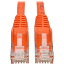 Tripp Lite 2ft Cat6 Gigabit Snagless Molded Patch Cable RJ45 M/M Orange 2'