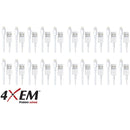 4XEM 20 Pack 3ft 1m Lightning Cable Compatible with Apple iPhone/iPad/iPod