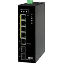 Tripp Lite Ethernet Switch Unmanaged 5-Port PoE+ 30W 2 SFP 10/100/1000 Mbps