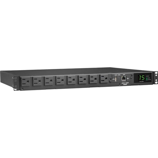 Tripp Lite PDU ATS/Monitored 120V 1.44kW 15A 8 5-15R Dual 5-15P 12ft Cords