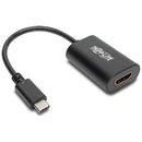 Tripp Lite USB C to HDMI Video Adapter Converter, 4K x 2K, M/F, USB-C to HDMI, USB Type-C to HDMI, USB Type C to HDMI 6in