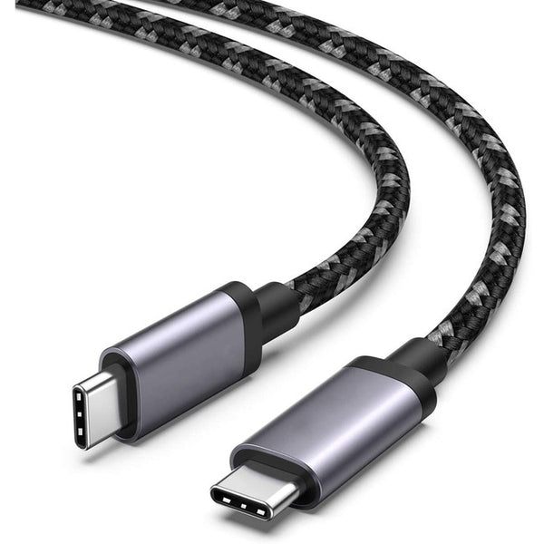 4XEM Nylon Braided USB-C to C 40 Gigabit 60CM/0.6M Cable