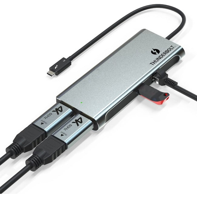 4XEM Thunderbolt 3 Dual 4K DisplayPort Mini Docking Station