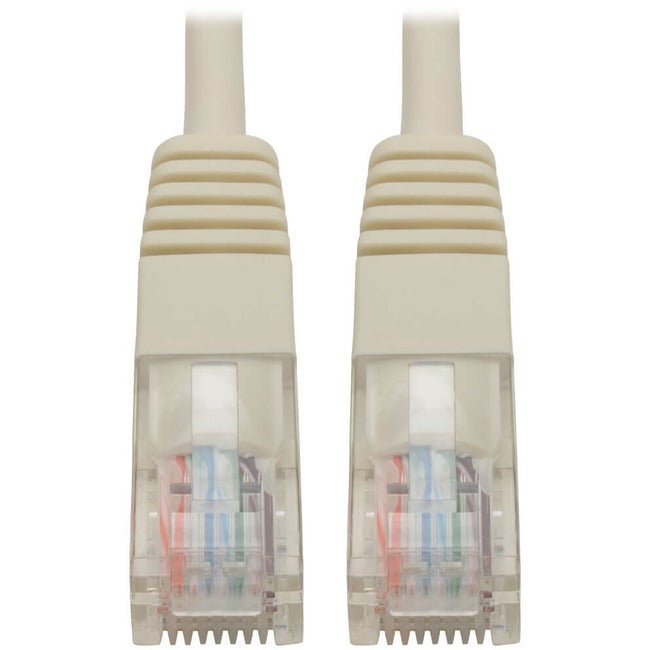 Tripp Lite 5ft Cat5e / Cat5 350MHz Molded Patch Cable RJ45 M/M White 5'
