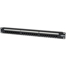 Tripp Lite 24-Port Cat6 Cat5 Patch Panel Rackmount 110 Punch Down RJ45 Ethernet 1URM