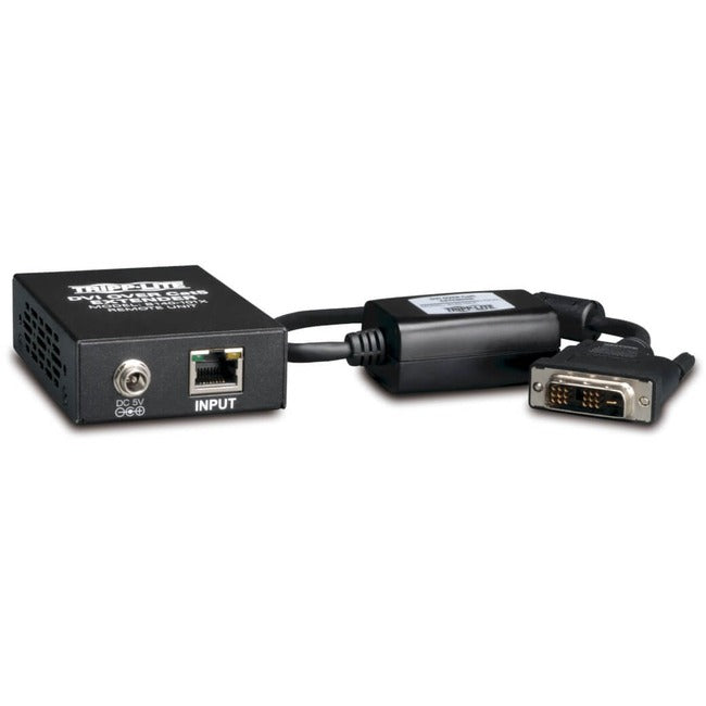 Tripp Lite DVI Over Cat5/Cat6 Video Extender Kit Transmitter Receiver 200'