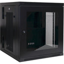 Tripp Lite 12U Wall Mount Rack Enclosure Server Cabinet Hinged Swinging Acrylic Window