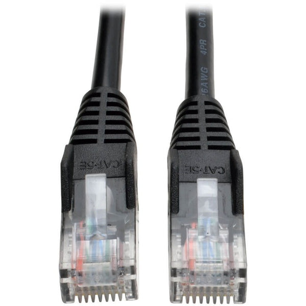 Tripp Lite 6ft Cat5e / Cat5 Snagless Molded Patch Cable RJ45 M/M Black 6'
