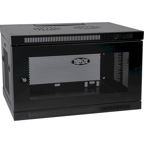 Tripp Lite 6U Wall Mount Rack Enclosure Server Cabinet w/ Door & Side Panels