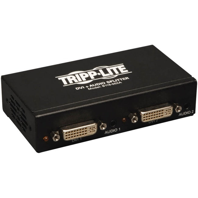 Tripp Lite 2-Port DVI Single Link Video / Audio Splitter / Booster DVIF/2xF