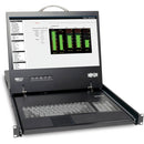 Tripp Lite 8-Port Rack Console Cat5 KVM Switch 1U RM 19" LCD Rackmount