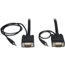 Tripp Lite VGA Coax Monitor Cable with audio, High Resolution cable with RGB coax