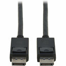 Tripp Lite by Eaton series DisplayPort 2.1 Cable with Latching Connectors (M/M), 8K 60 Hz, 40 Gbps, HDR, HBR3, MST, 4:4:4, HDCP 2.2, Black, 6 ft. (1.8 m)