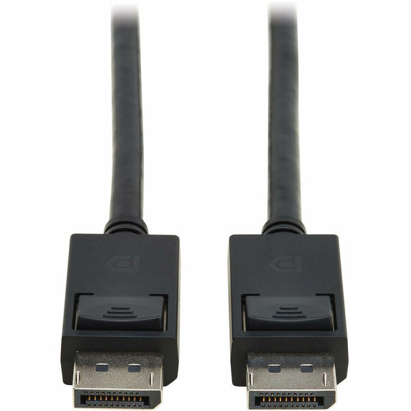 Tripp Lite by Eaton series DisplayPort 2.1 Cable with Latching Connectors (M/M), 8K 60 Hz, 40 Gbps, HDR, HBR3, MST, 4:4:4, HDCP 2.2, Black, 6 ft. (1.8 m)