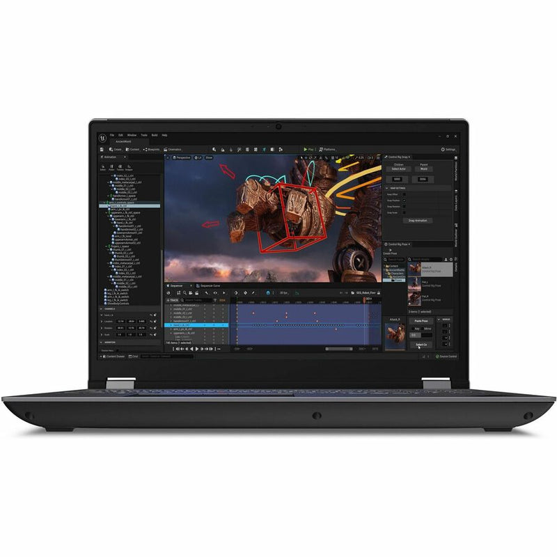 Lenovo ThinkPad P16 Gen 2 21FA005AUS 16" Mobile Workstation - WQXGA - Intel Core i7 14th Gen i7-14700HX - 32 GB - 1 TB SSD - English Keyboard - Storm Gray, Villi Black