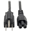 Tripp Lite 6ft Laptop / Notebook Power Cord Cable 5-15P to C5 7A 18AWG 6'