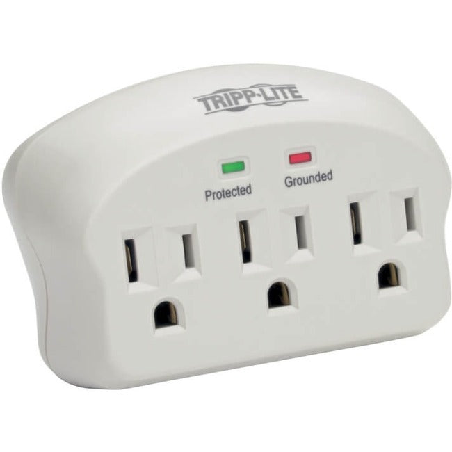 Tripp Lite Surge Protector Wallmount Direct Plug In 3 Outlet 660 Joules