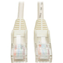 Tripp Lite 7ft Cat5e / Cat5 Snagless Molded Patch Cable RJ45 M/M White 7'
