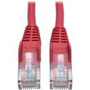 Tripp Lite 5ft Cat5e / Cat5 Snagless Molded Patch Cable RJ45 M/M Red 5'