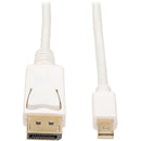 Tripp Lite 3ft Mini DisplayPort to DisplayPort Adapter Converter Cable mDP to DP 4K x 2K @ 60Hz M/M