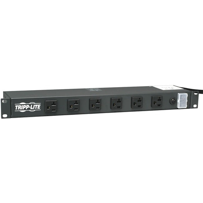 Tripp Lite Power Strip Rackmount Metal 120V 5-15/20R 12 Outlet 15' Cord 1U