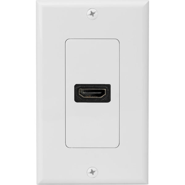 4XEM Single Outlet Female High Speed HDMI Wall Plate with 3D support