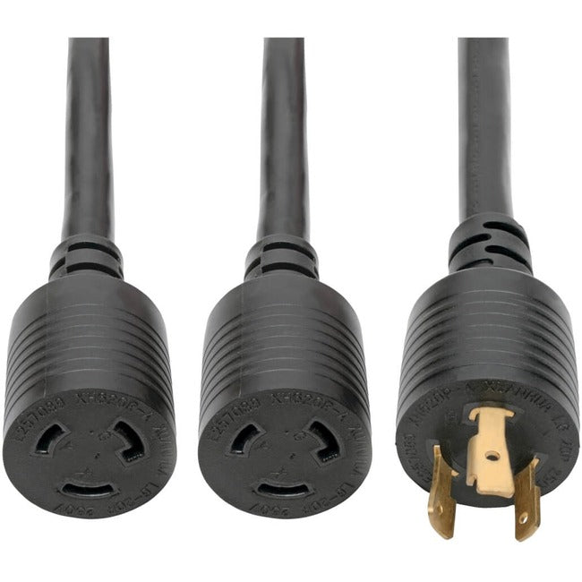 Tripp Lite Heavy-Duty Power Cord Y Splitter Cable for PDU and UPS