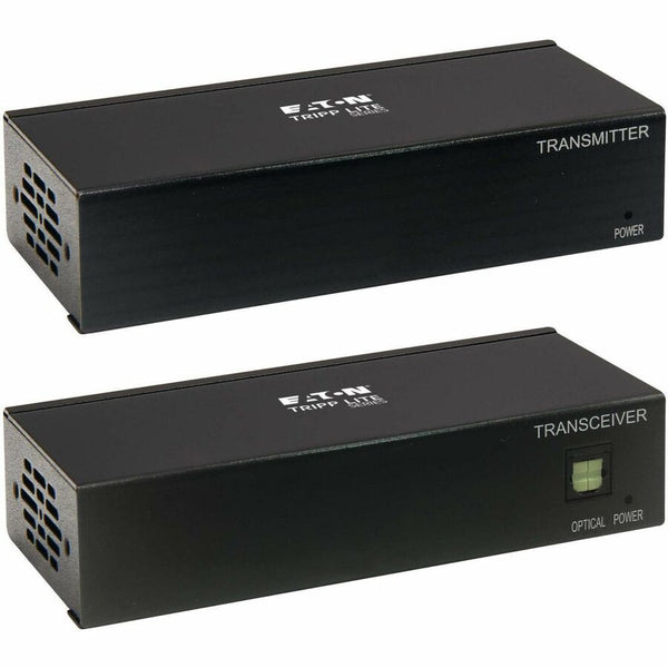 Eaton Tripp Lite Series DisplayPort over Cat6 Extender Kit, Transmitter and Receiver with Repeater, 4K 60 Hz, 4:4:4, Power over Cable, 230 ft. (70 m), TAA